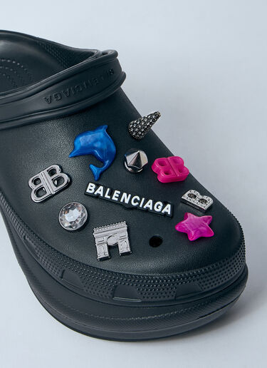 Balenciaga Crocs™ Platform Mules Black bal0259019