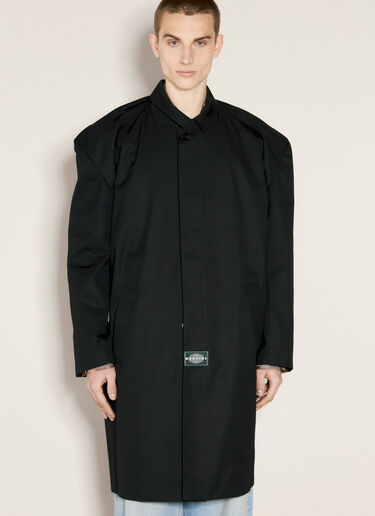 Martine Rose Rider Overcoat Navy mtr0156005