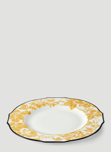 Set of Two Herbarium Dinner Plate Gucci Set of Two Herbarium Dinner Plate Yellow wps0670150