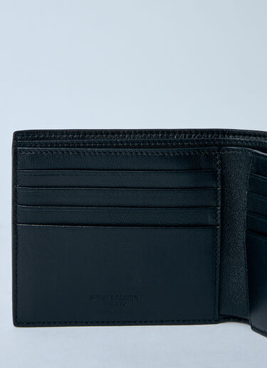 Saint Laurent 가죽 로고 모티프 반지갑 브라운 sla0158026