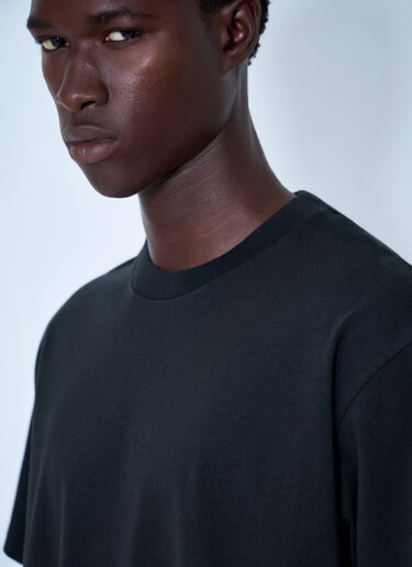 LN-CC® - Prada: Cotton Jersey T-Shirt - Black Prada Cotton Jersey T-Shirt Black pra0166002