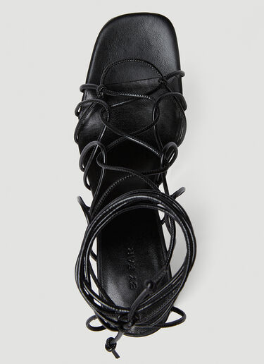 BY FAR Alexander Strappy Heeled Sandals Black byf0252027