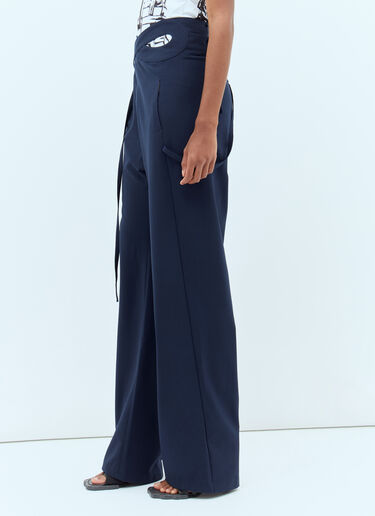 Ottolinger Signature Wrap Suit Pants Navy ott0253002