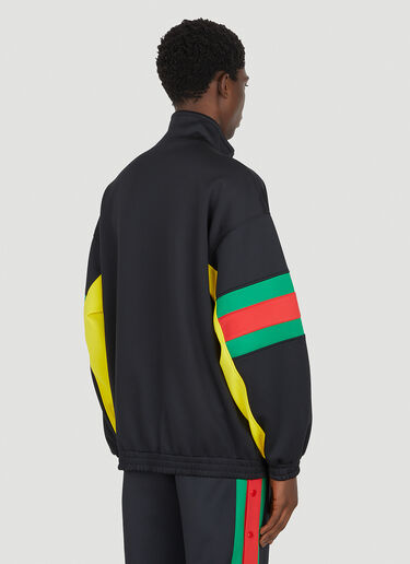 Gucci Interlocking G Snap Front Track Jacket Black guc0151023