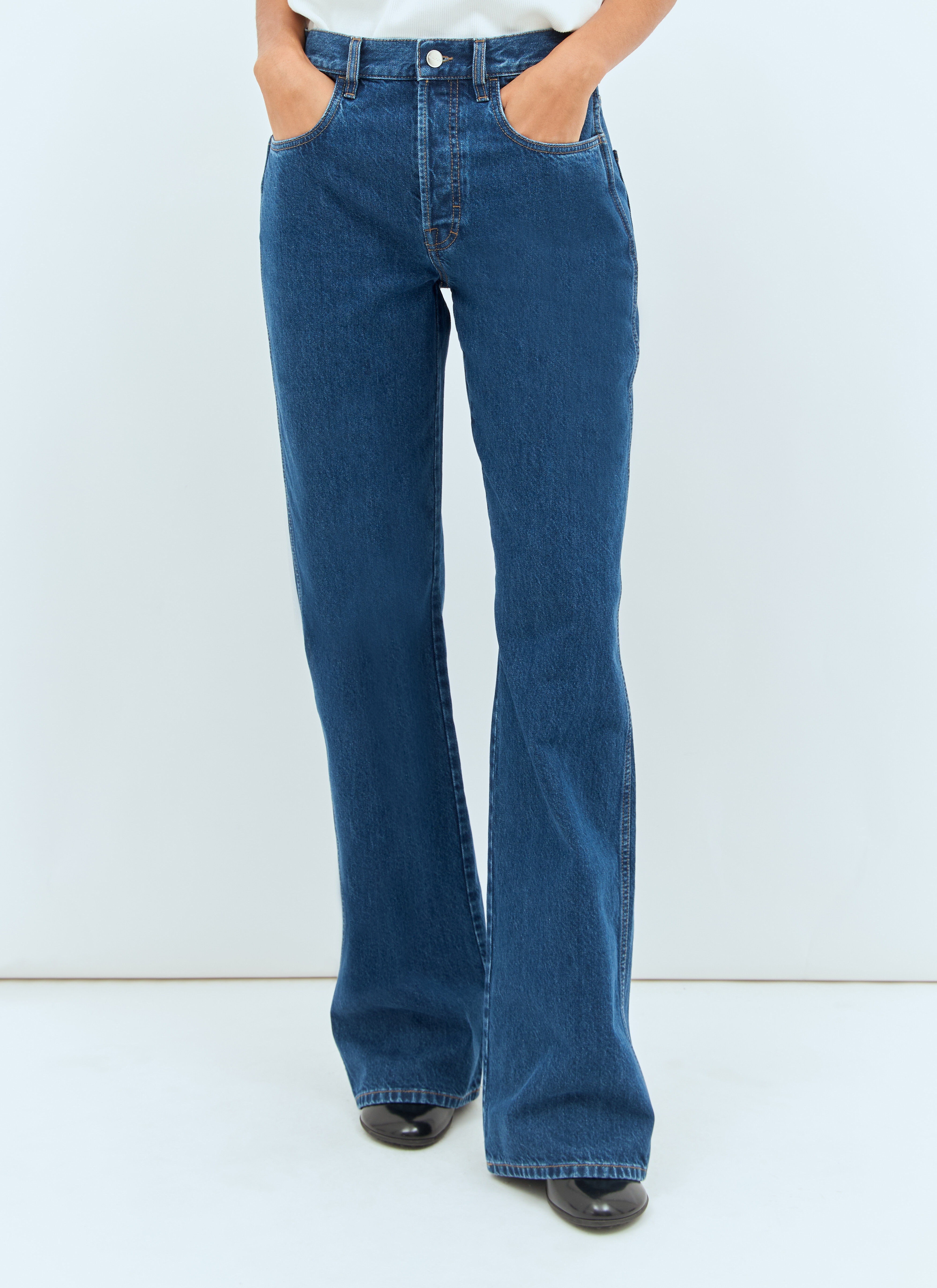 Gucci Women s Flared Jeans in Blue LN CC