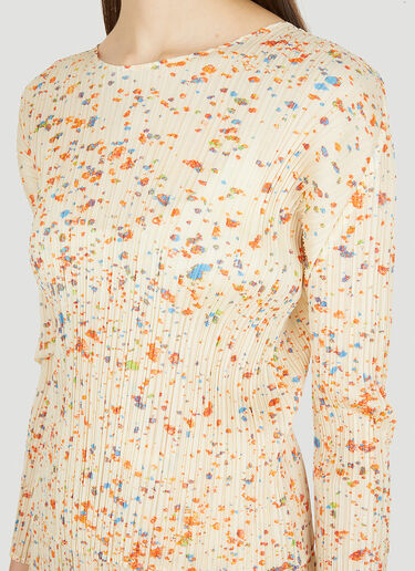 Pleats Please Issey Miyake Enchant 褶裥长袖上衣 奶油色 plp0251018