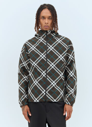 Burberry 双面格纹夹克  灰色 bur0157009
