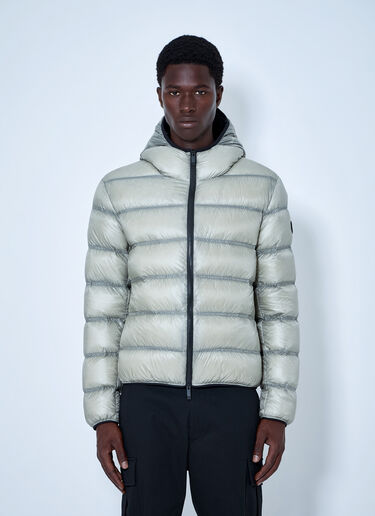 LN-CC® - Moncler: Guadiana Hooded Down Jacket - Grey Moncler Guadiana Hooded Down Jacket Grey mon0165029