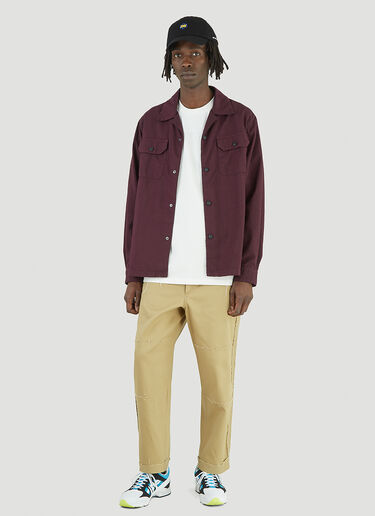 Ader Error Raw-Edge Pants Brown adr0344002