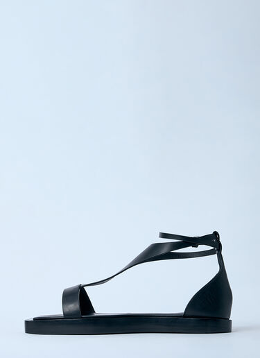 Max Mara Velaflat Sandals Black max0260043