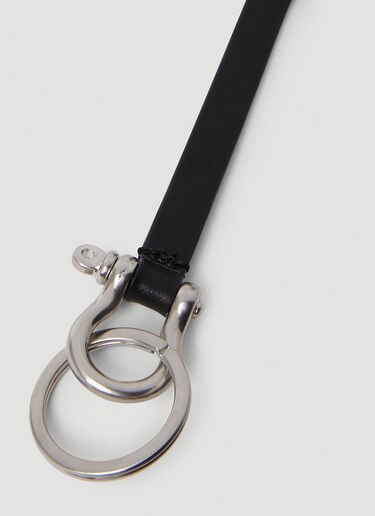 Jil Sander+ Leather Keyring Black jsp0151017