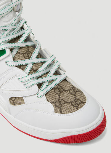 Gucci Basket Bootie Sneakers White guc0250120