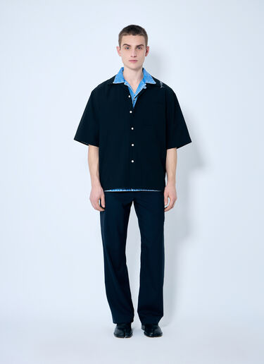 Marni Tropical Bowling Shirt Black mni0159002