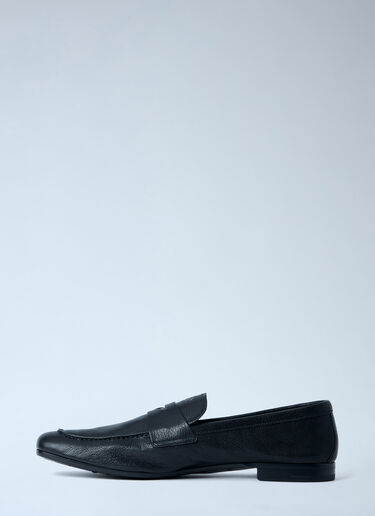 Prada Leather Loafers Black pra0164005