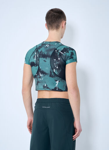RUNNING ORDER Printed Casey Top Green run0359003