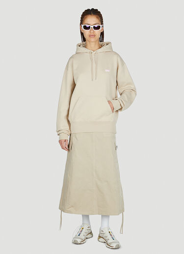 Balder Patch Hooded Sweatshirt Soulland Balder Patch Hooded Sweatshirt Beige sld0352020