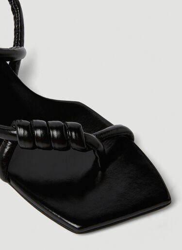 Noodle Knot Heeled Sandals Reike Nen Noodle Knot Heeled Sandals Black rkn0249001