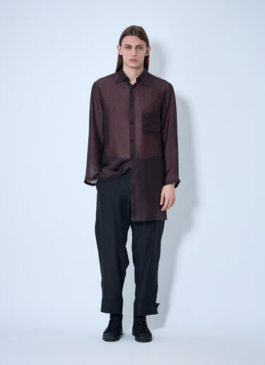 Yohji Yamamoto Drawstring Track Pants Black yoy0160005