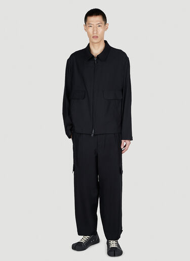 Yohji Yamamoto A-One Layer Jacket Black yoy0152006
