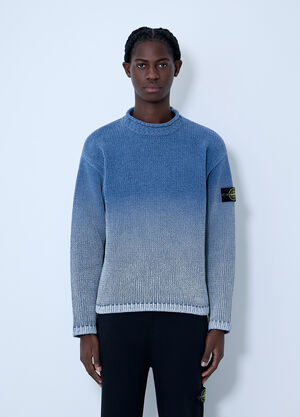 Stone Island Ombre Knit Sweater Dark Blue sto0164011