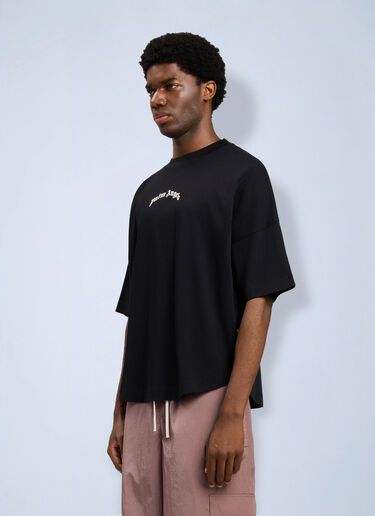 LN-CC® - Palm Angels: Classic Logo Over T-Shirt - Black Palm Angels Classic Logo Over T-Shirt Black pma0164126