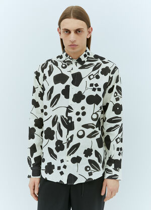 Jacquemus La Chemise Simon Linen Shirt White jac0160007