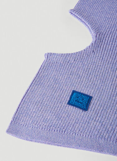 Acne Studios Face Patch Balaclava Purple acn0251016