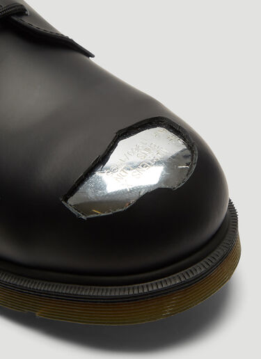Raf Simons X Dr. Martens Exposed Steel Toe Shoes Black raf0138025