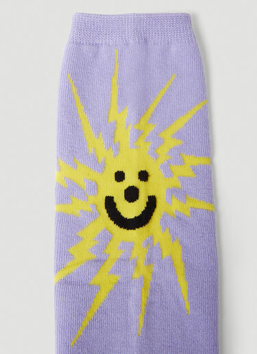Walter Van Beirendonck Royal Icarus Socks Purple wlt0152025