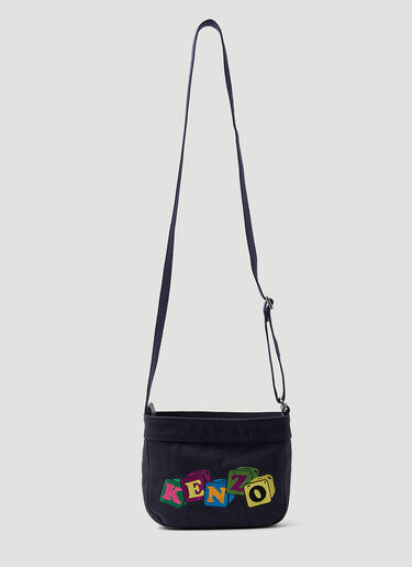 Kenzo 보우크 보이 스몰 숄더백 다크 블루 knz0252058