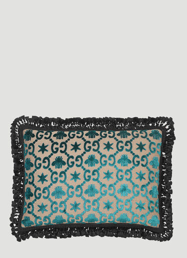 Gucci GG Jacquard Cushion Blue wps0638396