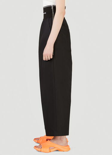 Alexander Wang High-Waist Logo Pants Black awg0245005