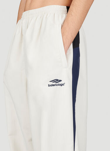 Balenciaga Sports Logo Track Pants White bal0153008