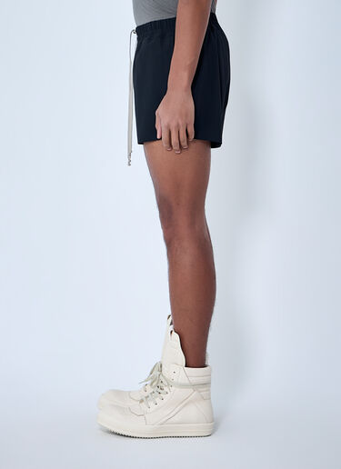 Rick Owens Elasticated Waistband Shorts Black ric0163013