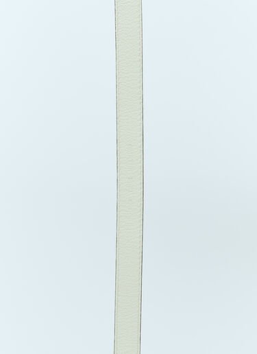 TOTEME 슬림 가죽 벨트 크림 tot0256033