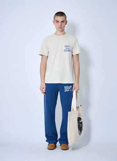 Gallery Dept. French Logo Print T-Shirt Cream gdp0160009