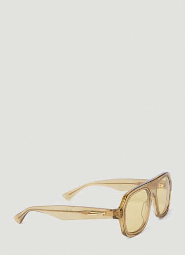 Bottega Veneta BV1217S 飞行员太阳镜 棕色 bov0351001