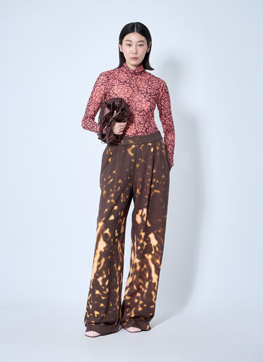 Dries Van Noten Tie-Dye Track Pants Brown dvn0260031