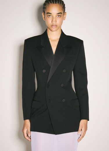Saint Laurent Tuxedo Blazer Black sla0257010