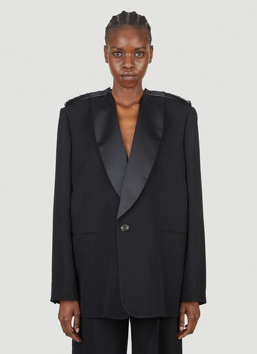 MM6 Maison Margiela Oversized Blazer Black mmm0251003