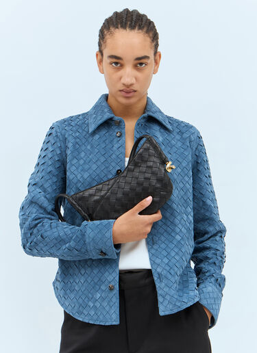 Bottega Veneta 미니 솔스티스 숄더백 블랙 bov0257061