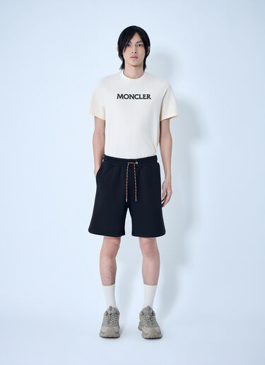 Moncler Drawstring Jersey Shorts Black mon0164037