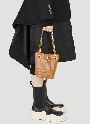 Burberry Lola Mini Bucket Shoulder Bag Brown bur0247075