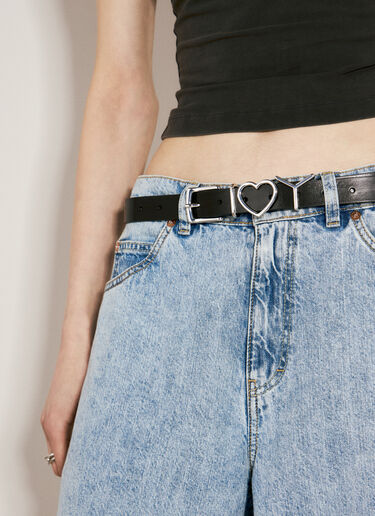 Y/Project Y Heart Belt Black ypr0255025