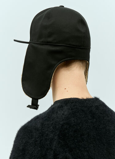 Ape Head Earmuffs Cap A BATHING APE® Ape Head Earmuffs Cap Black aba0154013