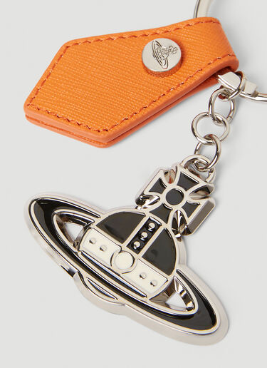 Vivienne Westwood Saffiano 星环钥匙圈 橙色 vvw0152051