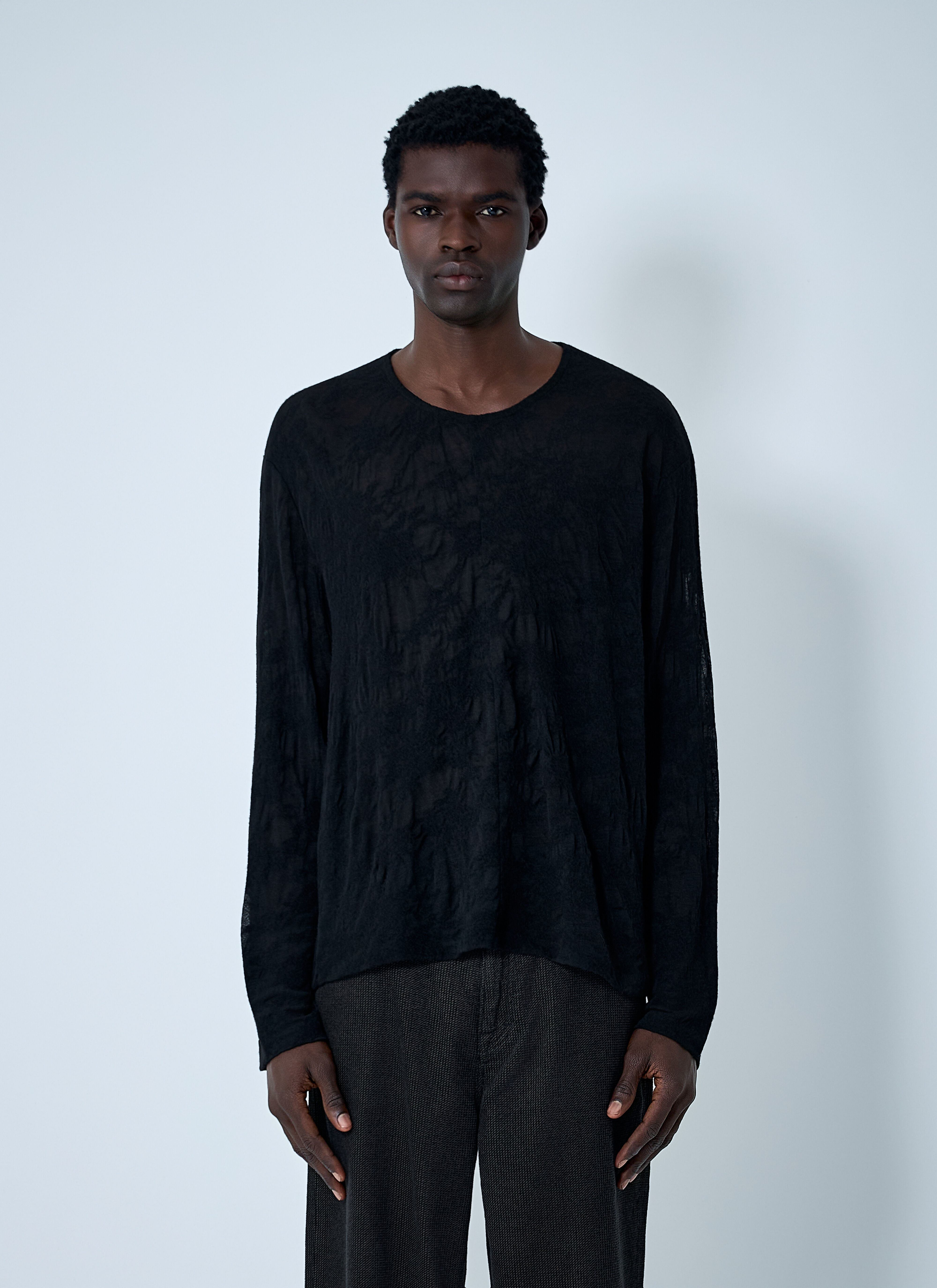 Our Legacy Men's' Double Lock U Sweater in Black | LN-CC®