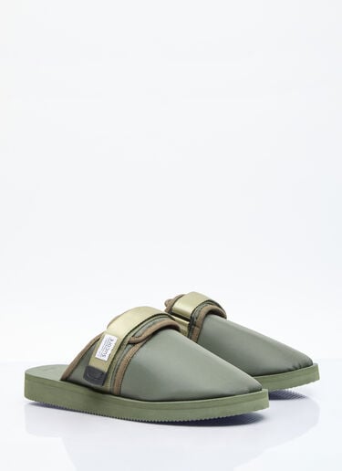 Suicoke Zavo-Cab Mules Green sui0156004
