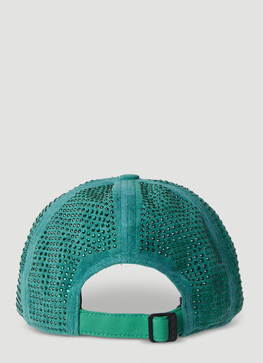 JW Anderson Embellished Baseball Cap Green jwa0252013