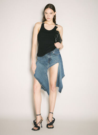 Jean Paul Gaultier Overall Buckles Tank Top Black jpg0359003